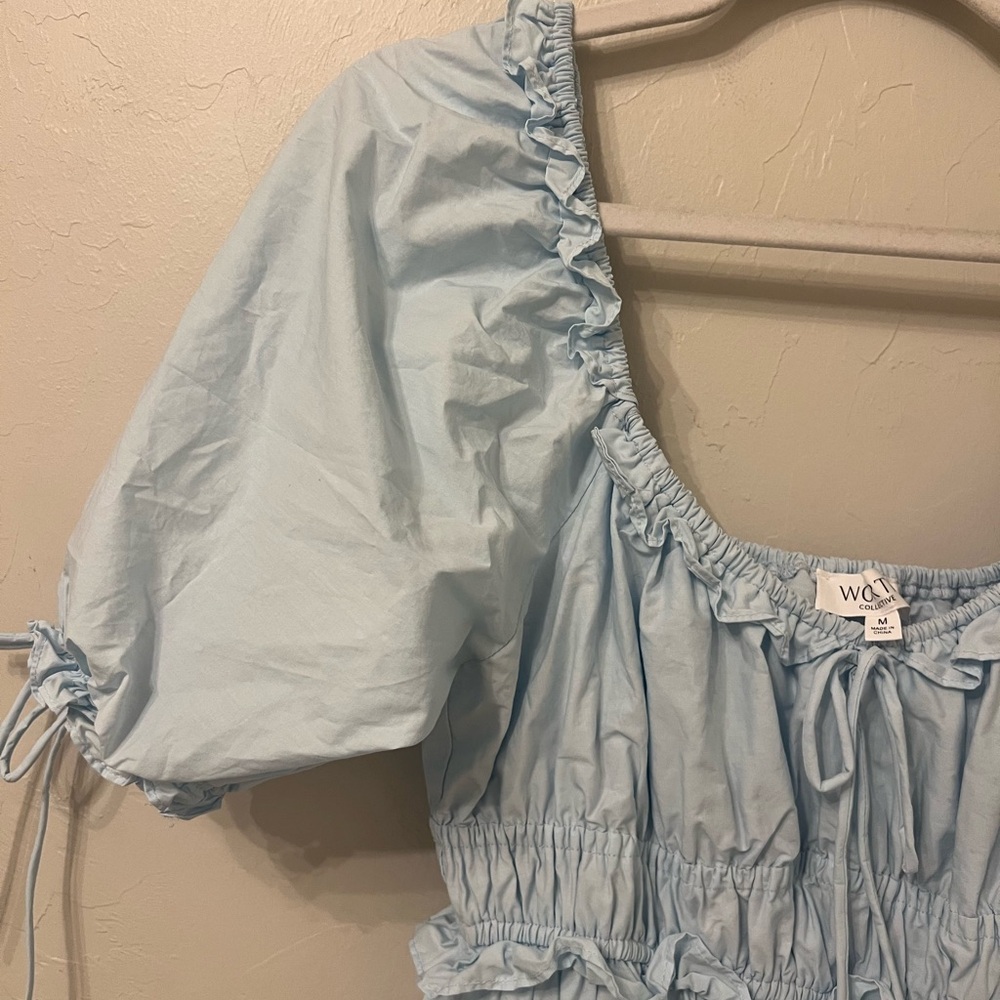 Baby Blue Midi Dress